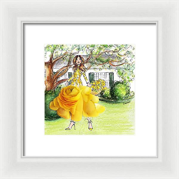 Courtney - Framed Print – MooMooi