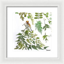 Leaf Girl - Framed Print