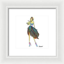 Feather Skirt - Framed Print