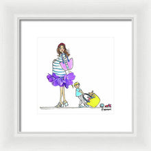 Mother and Son - Framed Print