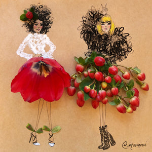 The Cranberry Girls  - Art Print