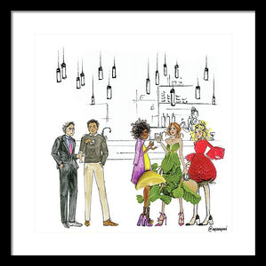 A Night Out - Framed Print
