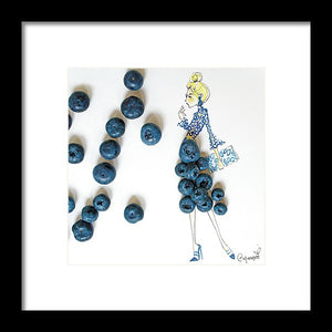 Blueberry Bella - Framed Print