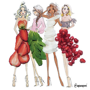 Fruit Girls - Art Print