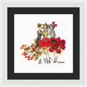 Holiday Party - Framed Print