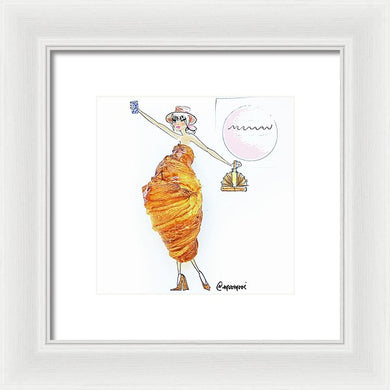 Maman Croissant - Framed Print