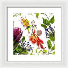 Parrot Girl - Framed Print