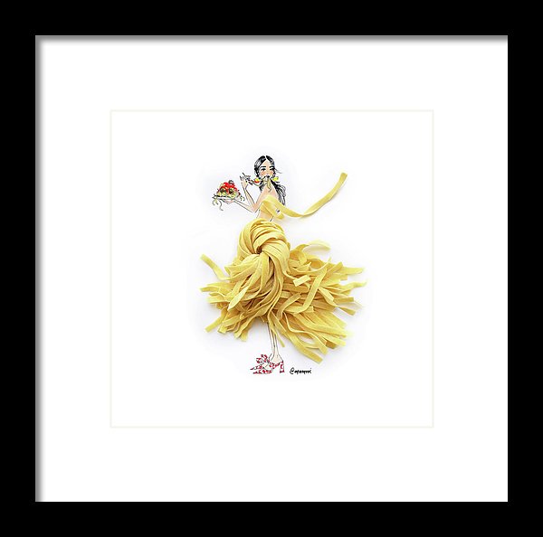 Pasta Princess - Framed Print