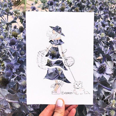 Purple Thistle (Portugal) - Art Print
