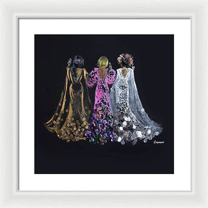 Sequin Girls - Framed Print