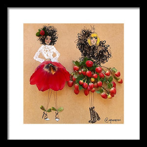 The Cranberry Girls  - Framed Print