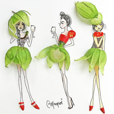 Tomatillo Trio  - Art Print