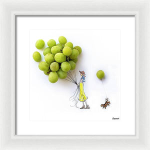 Up with Pup - Framed Print